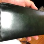 【エイジングレポート】2年使用したYUHAKUのコードバン 長財布