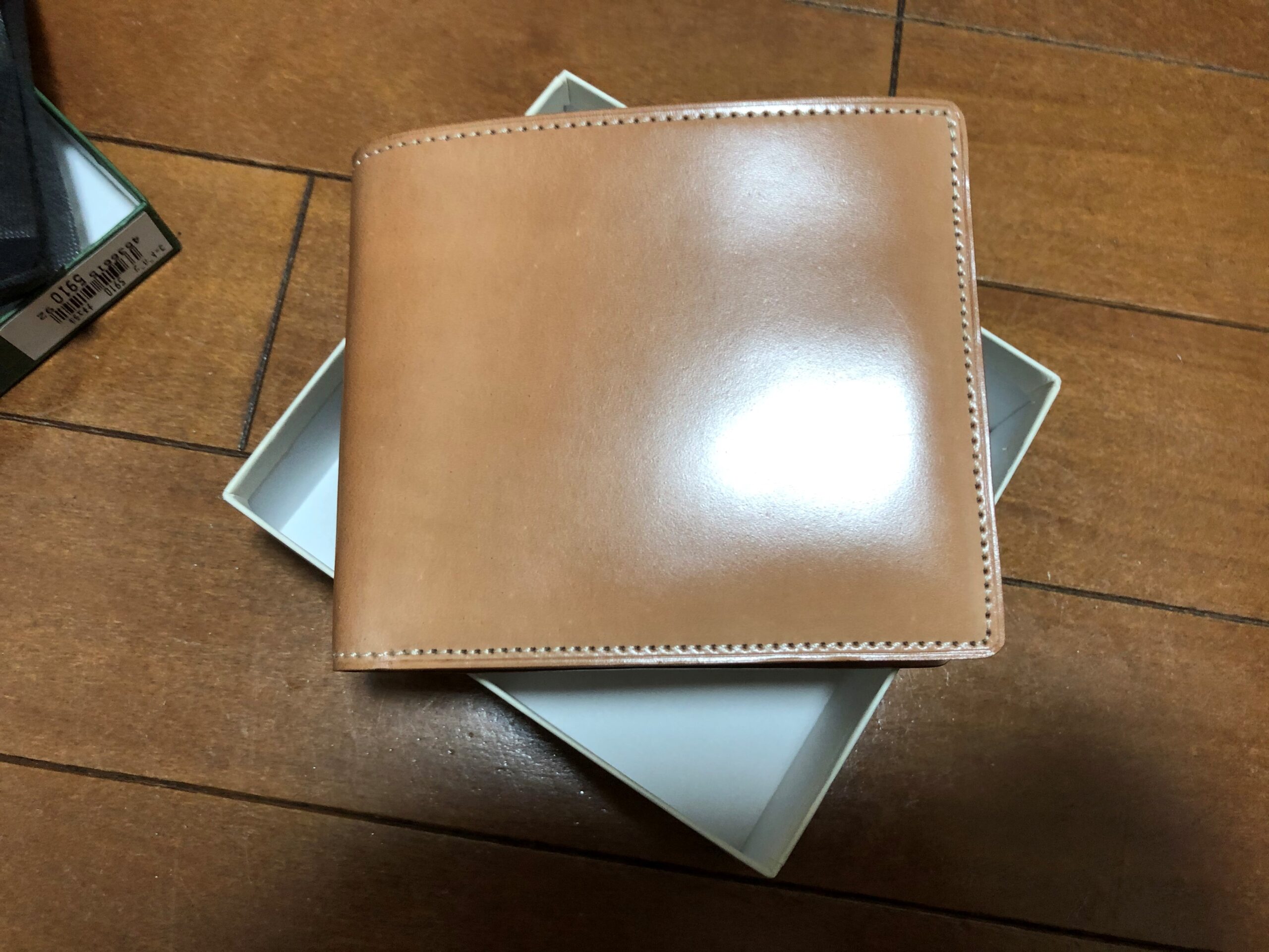 【購入記録】キプリスのナチュラルコードバン二つ折り財布