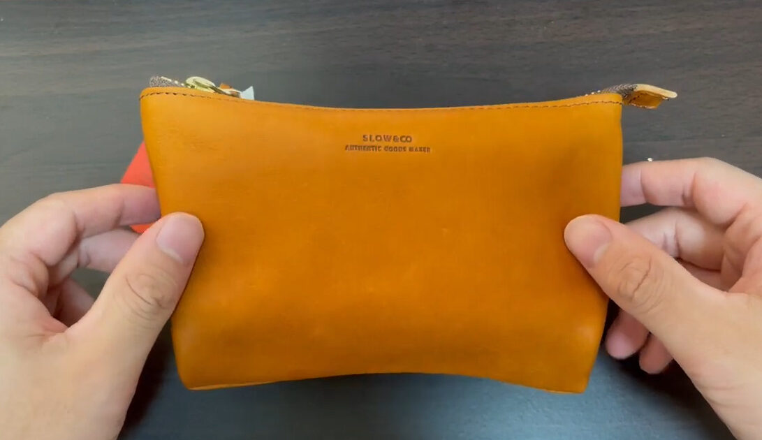 【購入記録】SLOW 栃木レザーのポーチ Sサイズ