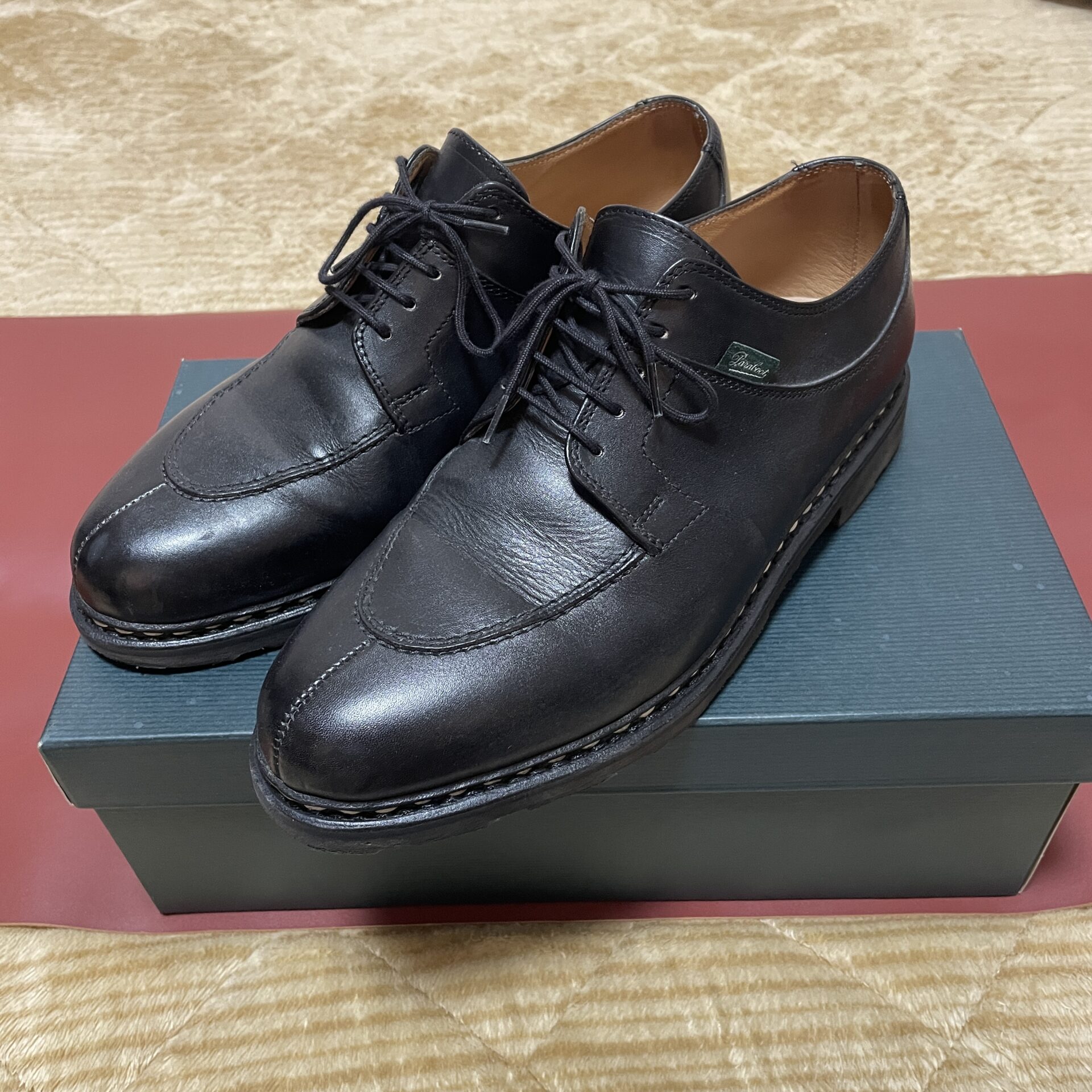 【エイジングレポート】パラブーツ アヴィニョン 5か月着用 リスレザーのエイジングと履き心地は?