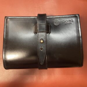 【購入記録】廃盤になったGANZOのブライドルレザー クラッチバッグを買いました