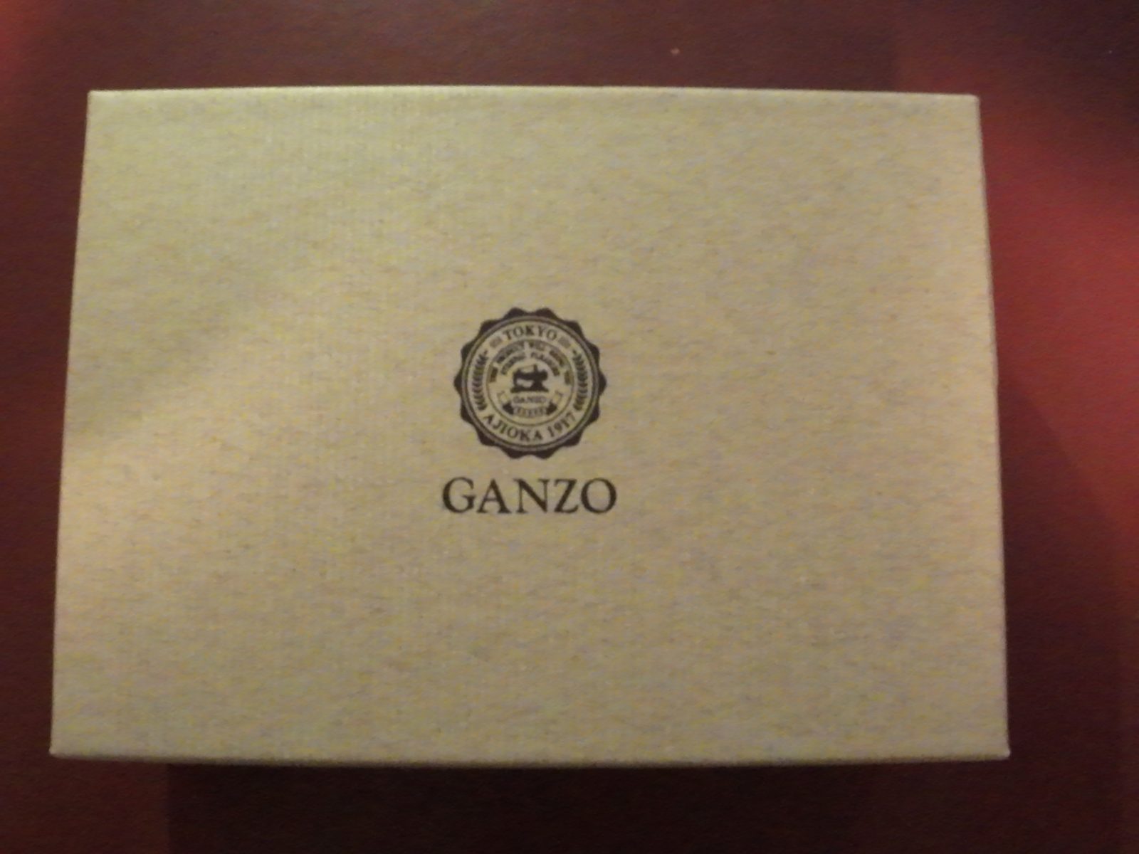 GANZOの化粧箱