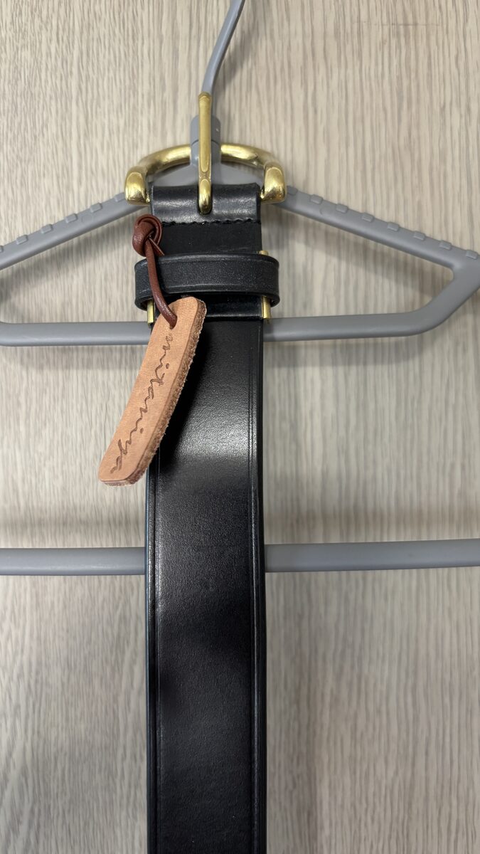 【購入記録】三谷屋のブライドルレザーベルト|GANZOと同じセジュイック社の革が13,200円